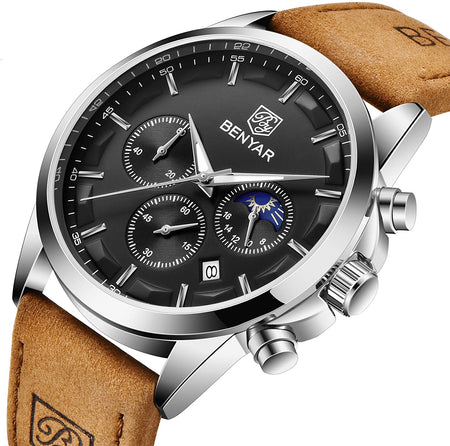 Benyar BY-5160 Moonphase Chronograph Watch main image