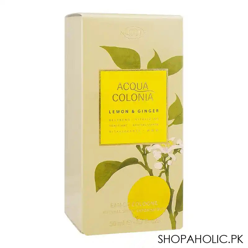 4711 Acqua Colonia Lemon & Ginger, Eau De Cologne, Perfume For Women, 50ml - Image 4