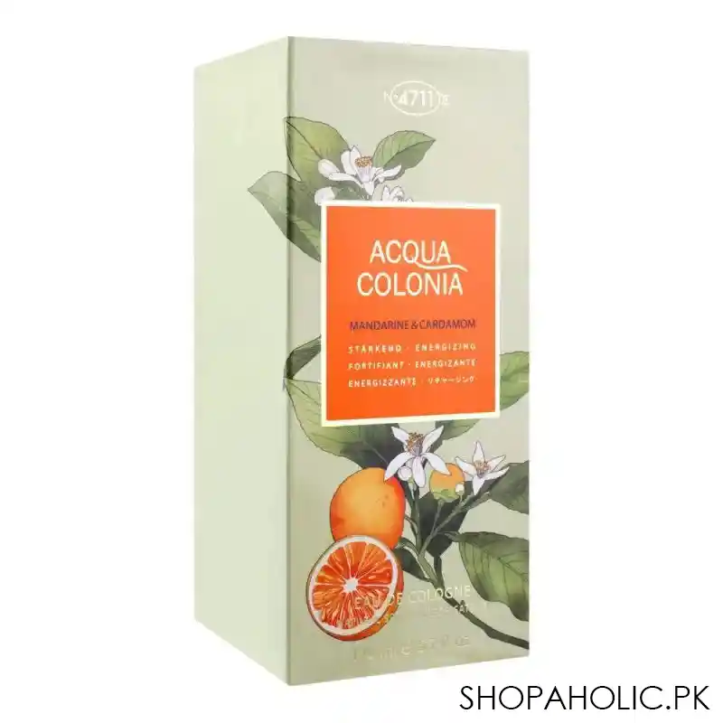 4711 acqua colonia mandarine & cardamom eau de cologne, fragrance for men & women, 170ml image2