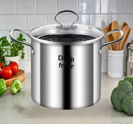 3.5l deep fryer pot with glass lid image 9