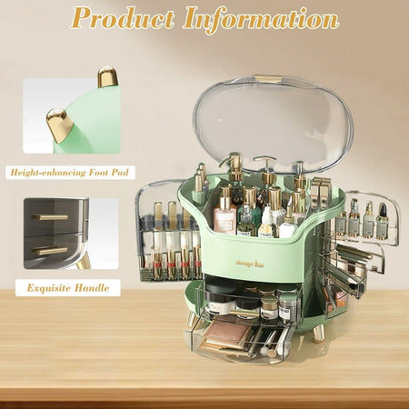 luxury rotating vanity organizer image 2