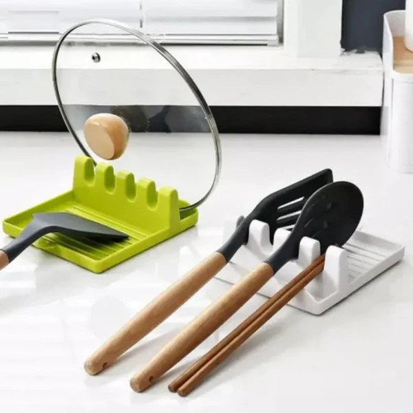 Kitchen Utensil Rest Plastic Spoon Stand Kitchen Organizer (Pack Of 2) main image