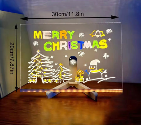 led note board with night light image 4