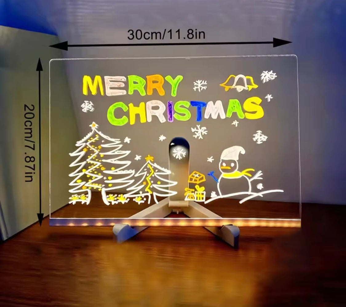 led note board with night light image 4