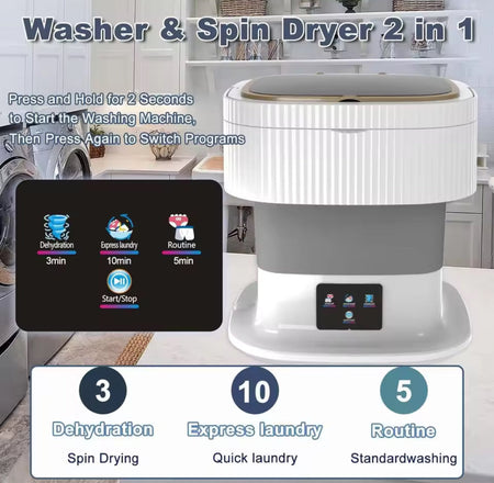 11l collapsible portable washing machine image 3