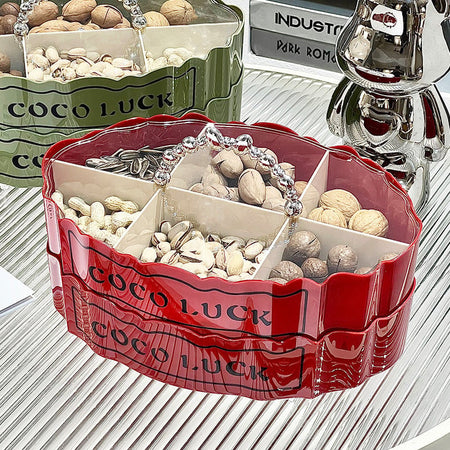 6 grids snacks serving tray image 3