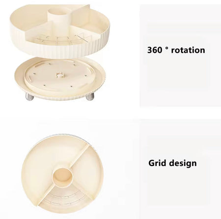 360° rotating vanity organizer image 3