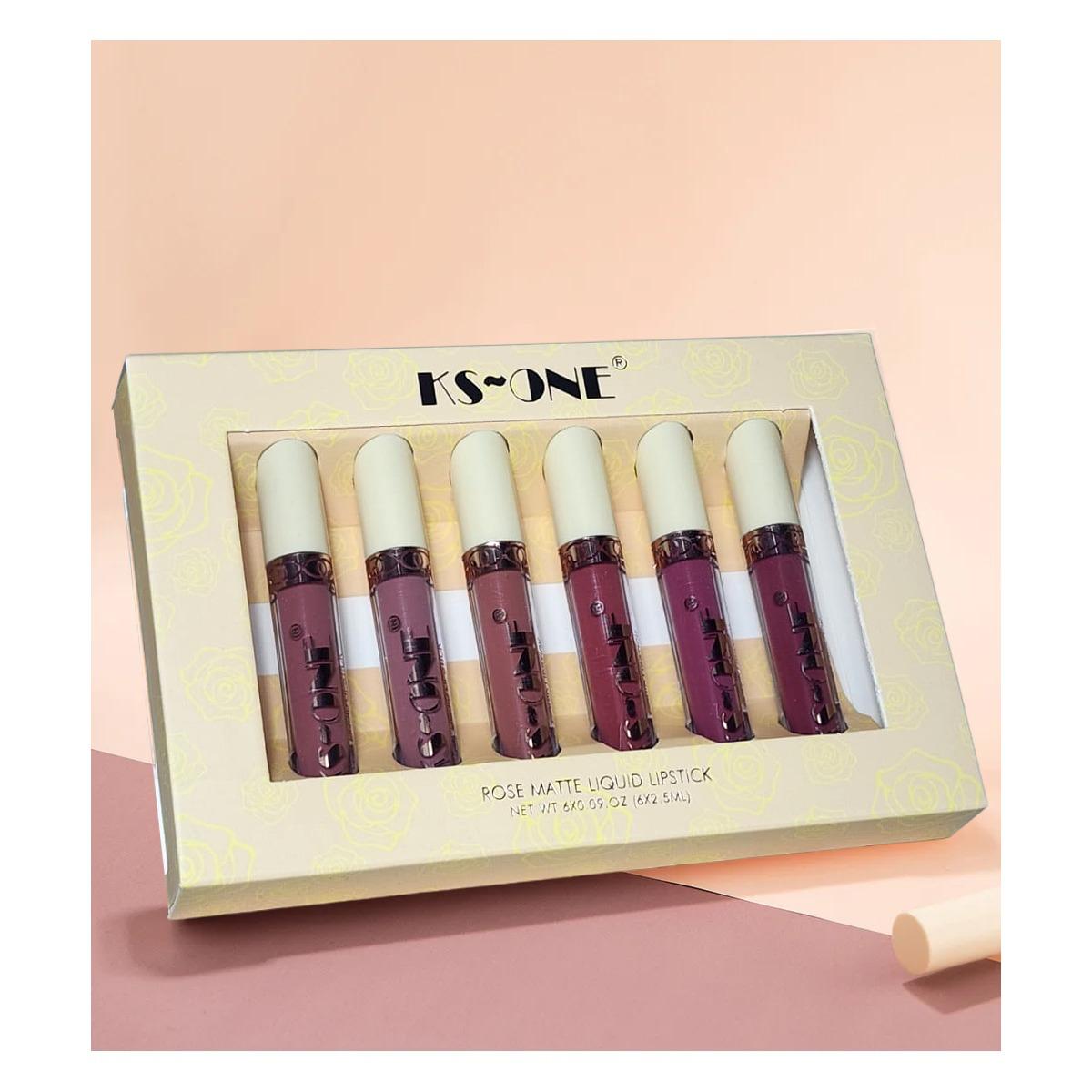 Set Of 6 Matte Liquid Lipstick - image 1
