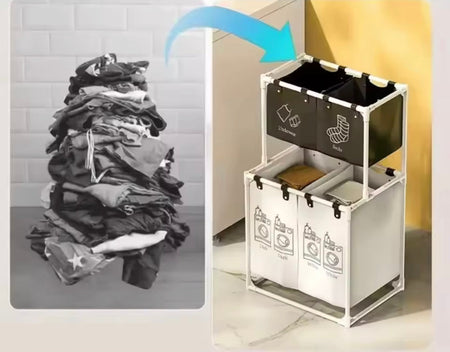 Multi Layer Large Capacity Clothes Hamper - image 3