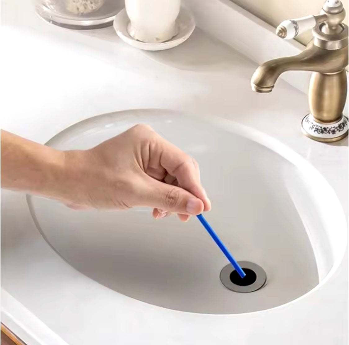 12 Pcs Drain Cleaning Sticks - image 1