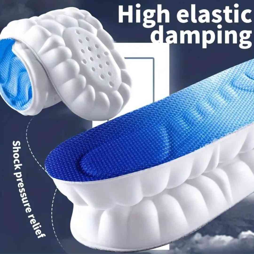 4D Shock-Absorbing Orthotic Insole with Arch Support