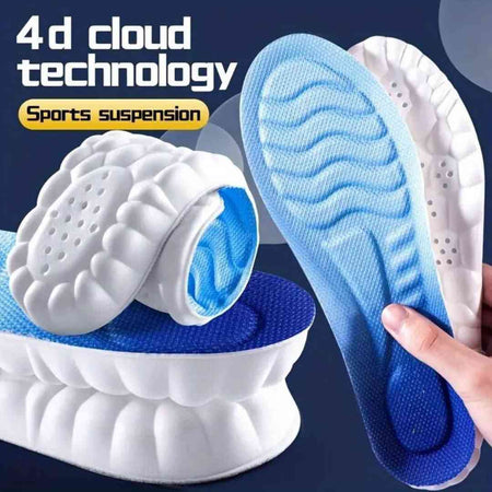 4D Shock-Absorbing Orthotic Insole with Arch Support