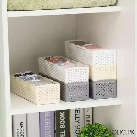 5 grid multipurpose drawer organizer image2
