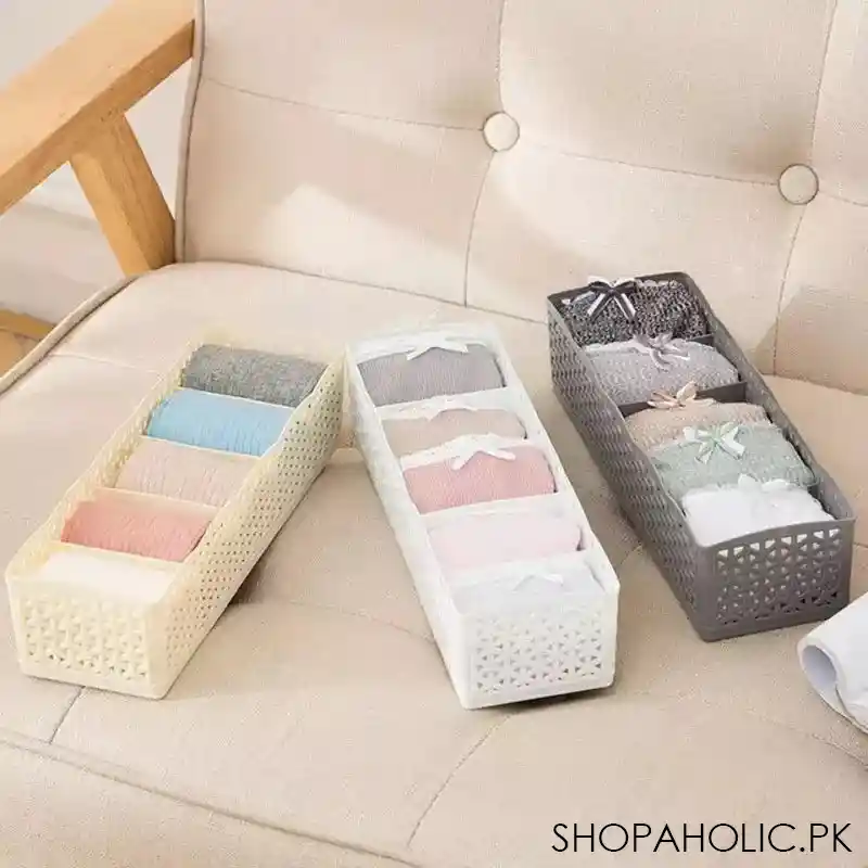 5 grid multipurpose drawer organizer image3