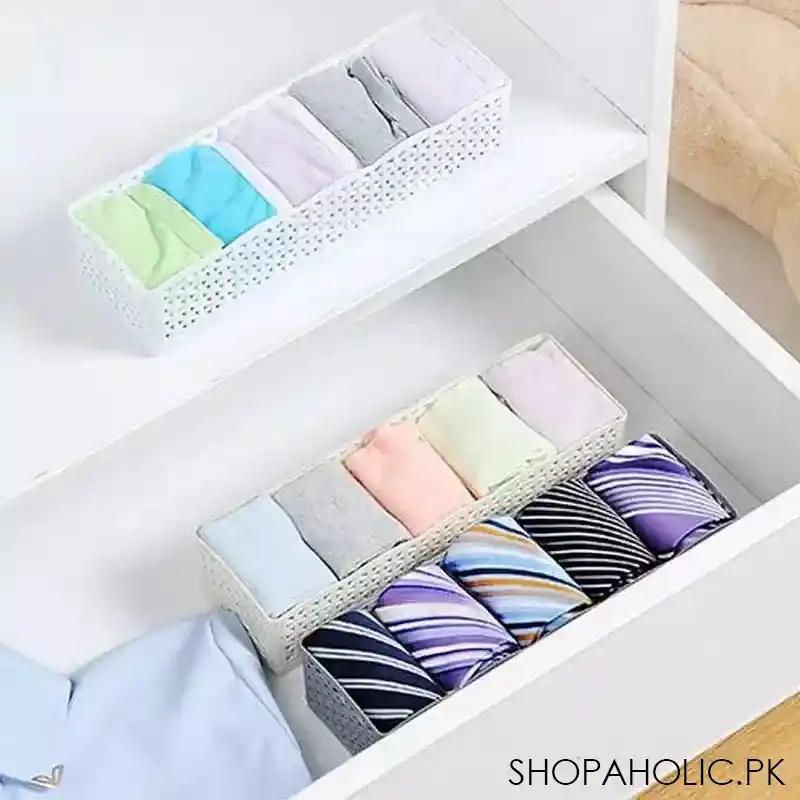 5 grid multipurpose drawer organizer image4
