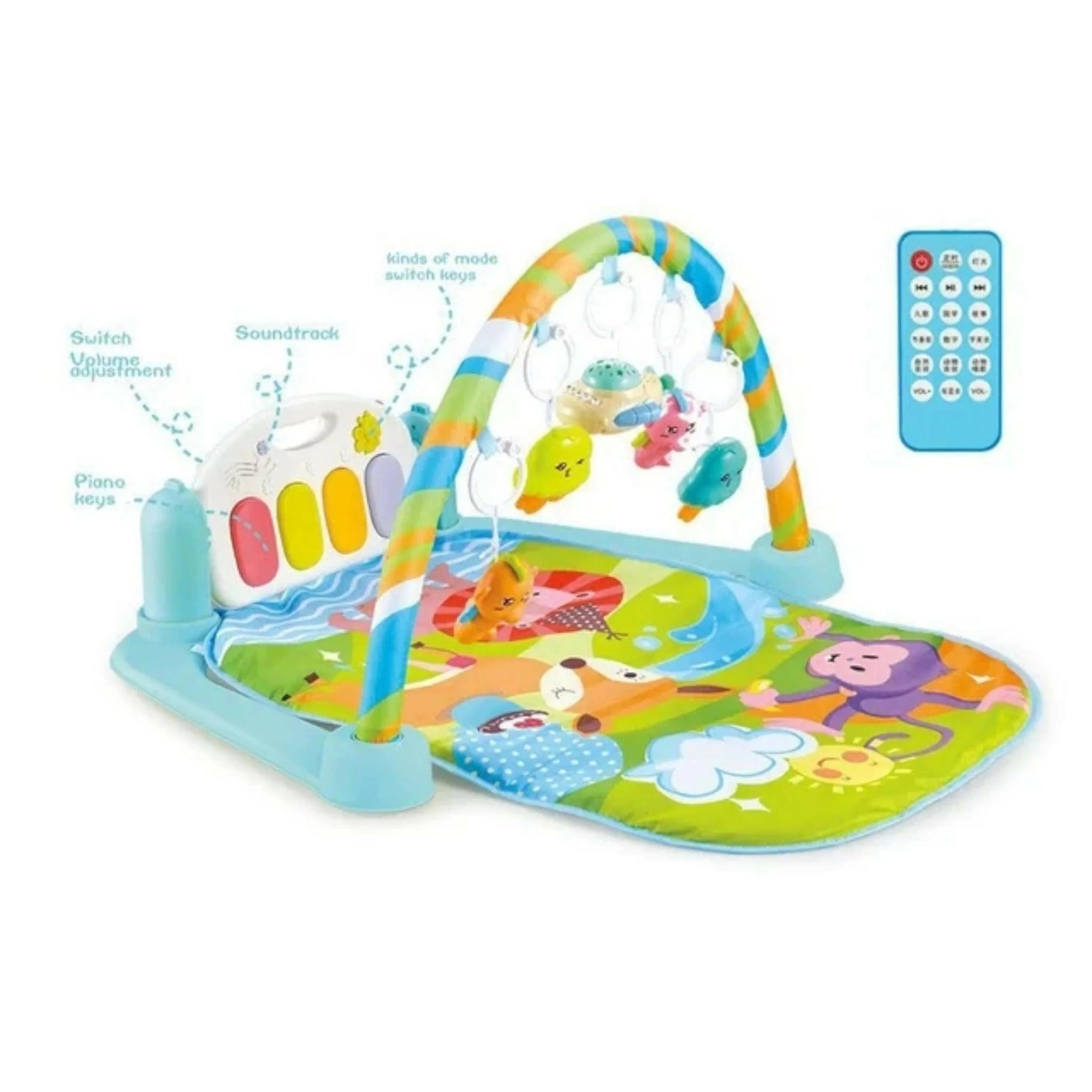 5 in 1 Baby Piano Gym/Play Mat