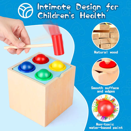 5 in 1 Cube Wooden Montessori Toy