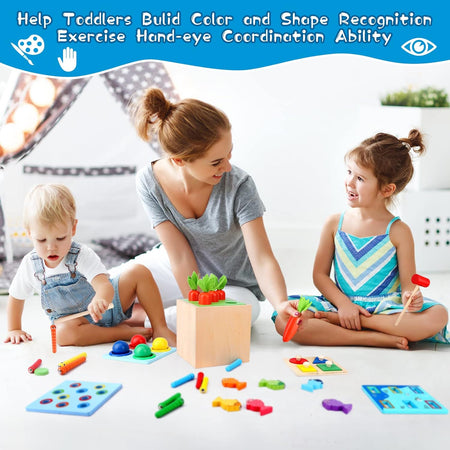5 in 1 Cube Wooden Montessori Toy