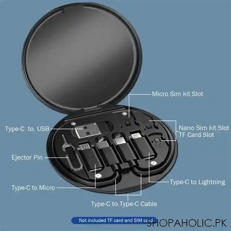 5 in 1 universal data cable kit with mobile stand image3