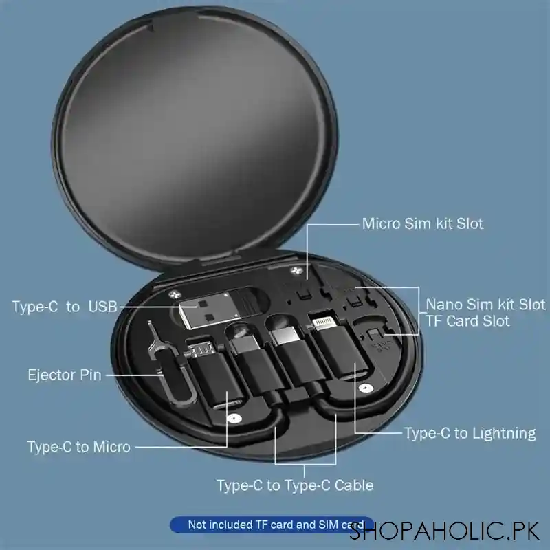 5 in 1 universal data cable kit with mobile stand image3