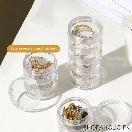 5 layer acrylic jewelry storage box image5