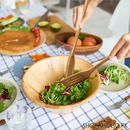 5 pcs bamboo kitchen utensil image3
