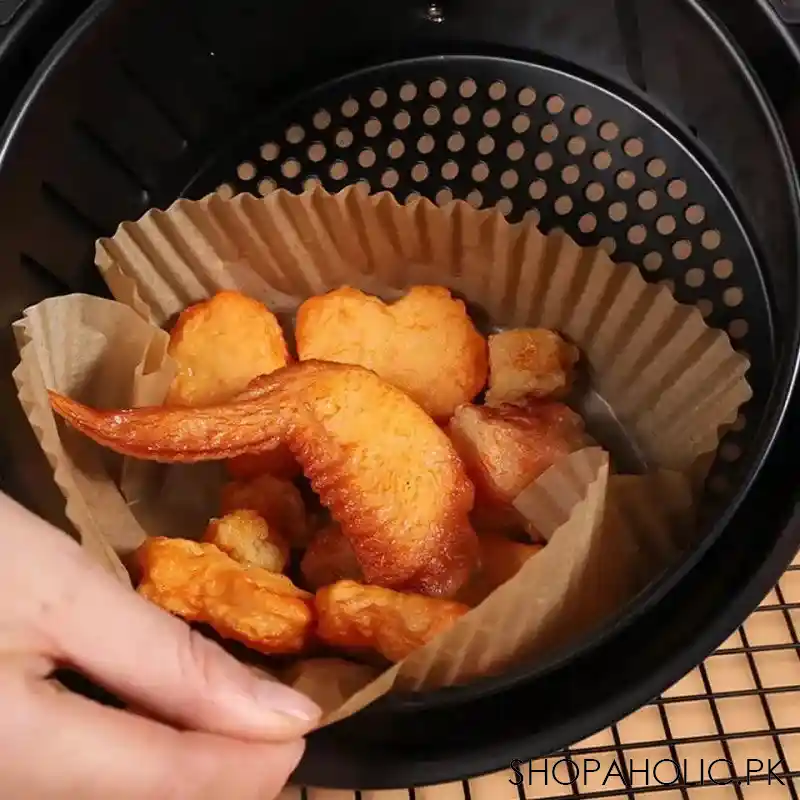 50 pcs air fryer disposable paper liner image4