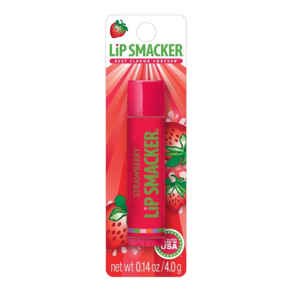 Lip Smacker Strawberry Lip Balm, 4g - Main Image