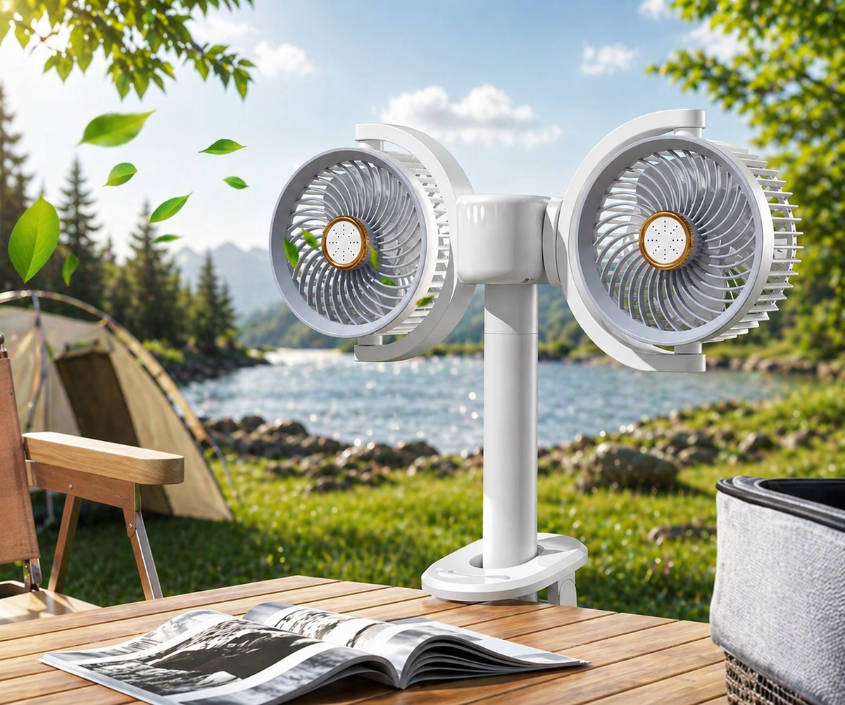 dual head cooling fan main image