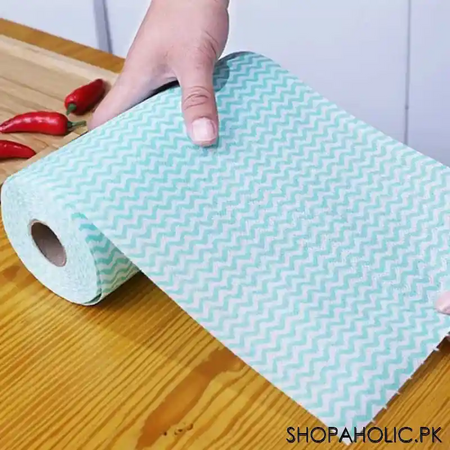 50pcs kitchen towel dry paper wipes roll image5