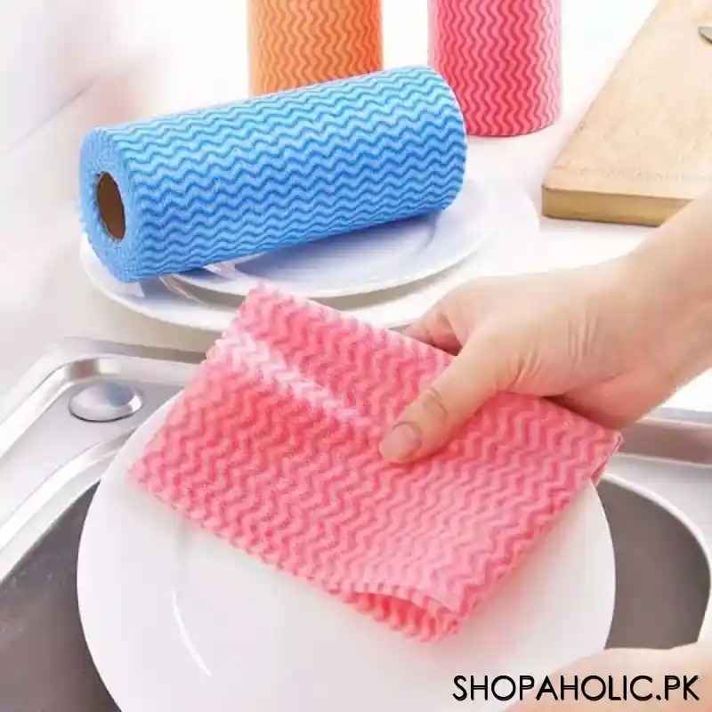 50pcs Kitchen Towel Dry Paper Wipes Roll