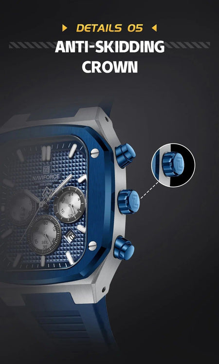 Naviforce NF-8037 Square Chronograph Edition image 15