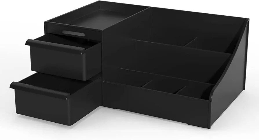 Imperial Multi-Compartment Desk & Cosmetic Organizer with Drawers image 2