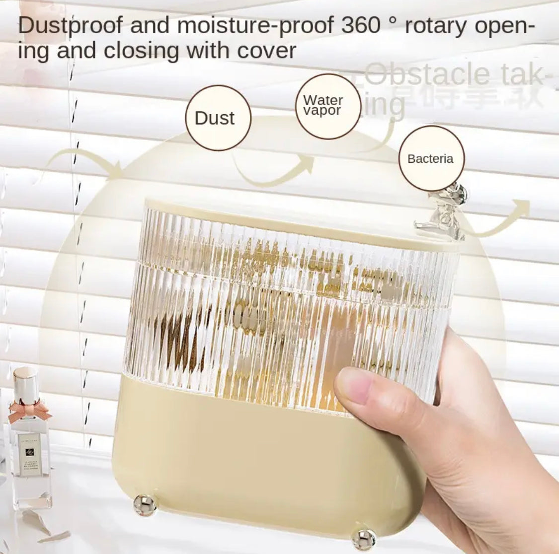 Multi-layered Dustproof Makeup Organizer - image 4