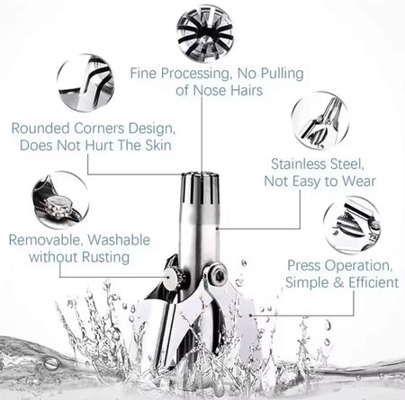 mini portable nose hair trimmer image 3