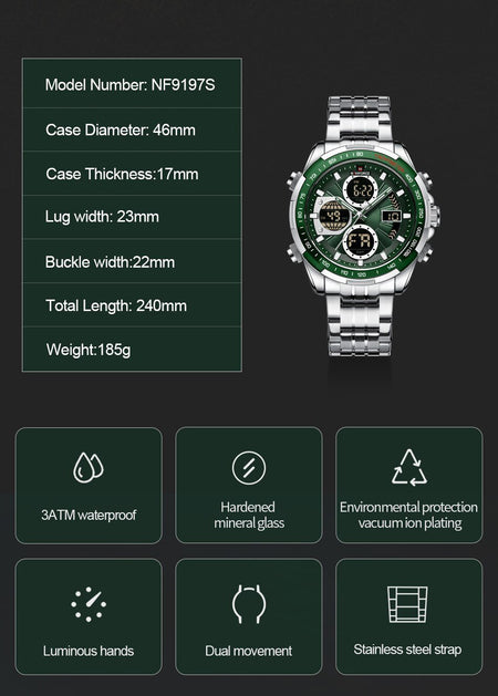 Naviforce 9197 Dual Time Exclusive Edition image 3