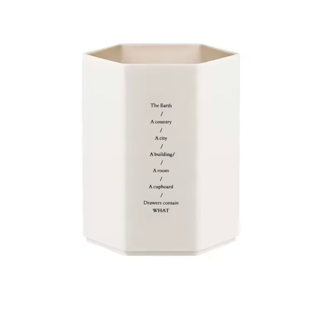 set of 3 hexagonal design pen holder image 6