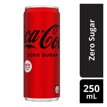 Coca Cola Zero Calories Can (Local) 250ml - Main Image