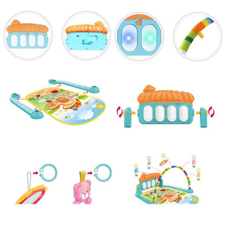Huanger Foldable Musical Piano Baby Gym/Play Mat
