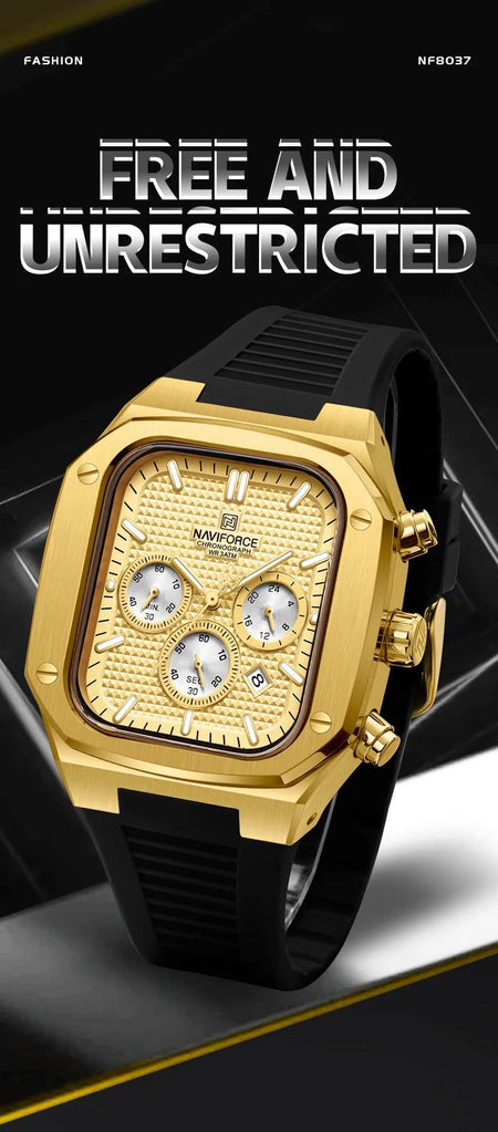 Naviforce NF-8037 Square Chronograph Edition image 2