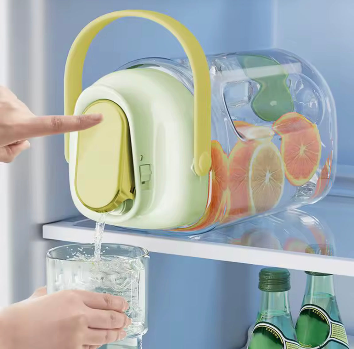 3.5L Refrigerator Water Bottle Kettle With Tap - image 1