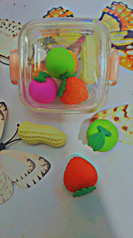 Pack Of 4 Fruit Erasers - Image 3