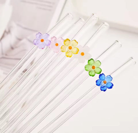 Set of 4 Cocktail Glass Straw - Image 3