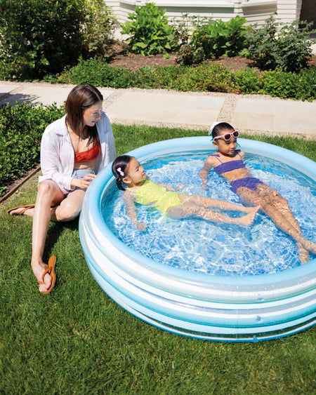 Intex Blue Bliss Splash Kiddie Pool 58” x 13” (1.47m x 33cm) - 58467