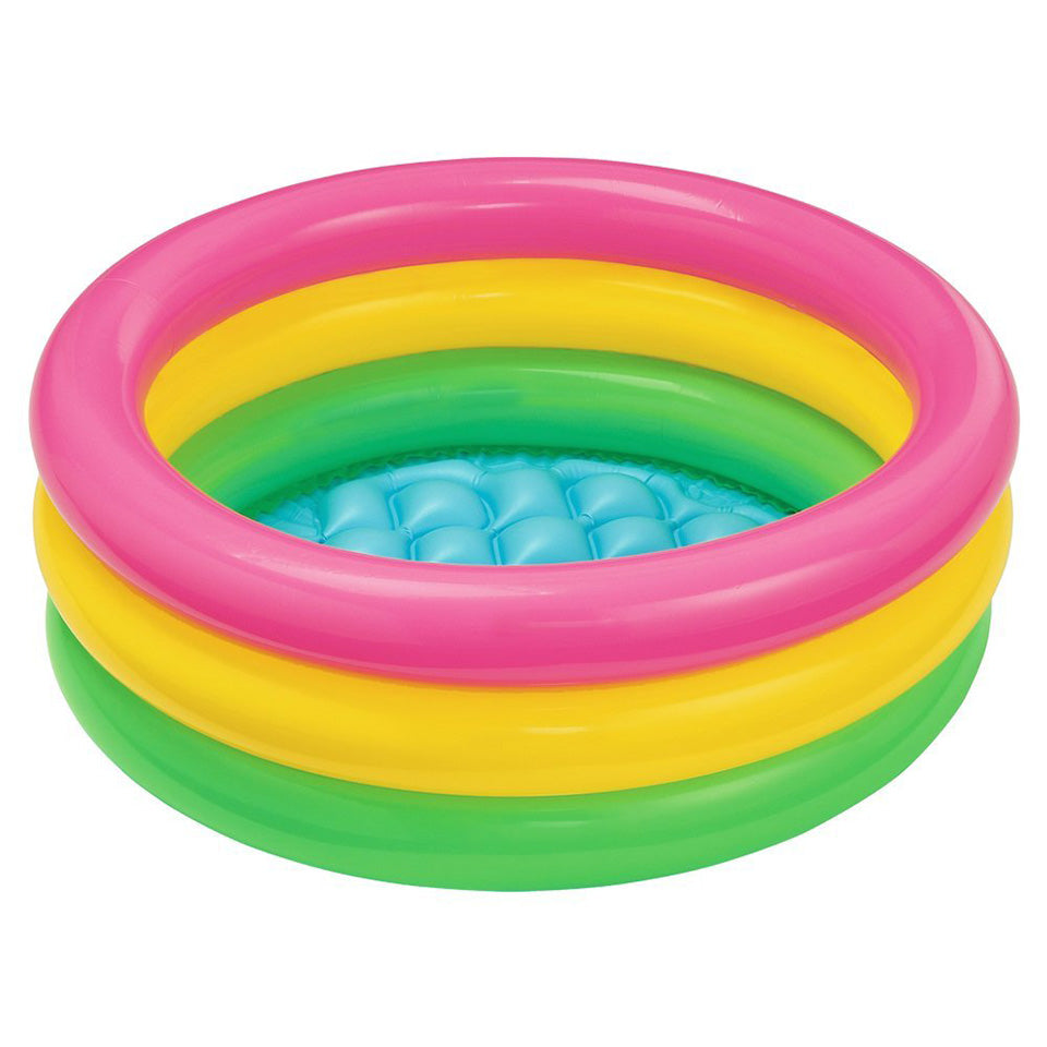 Intex Inflatable 3 Rings Sunset Colorful Pool 3ft (86 CM × 25 CM) 58924