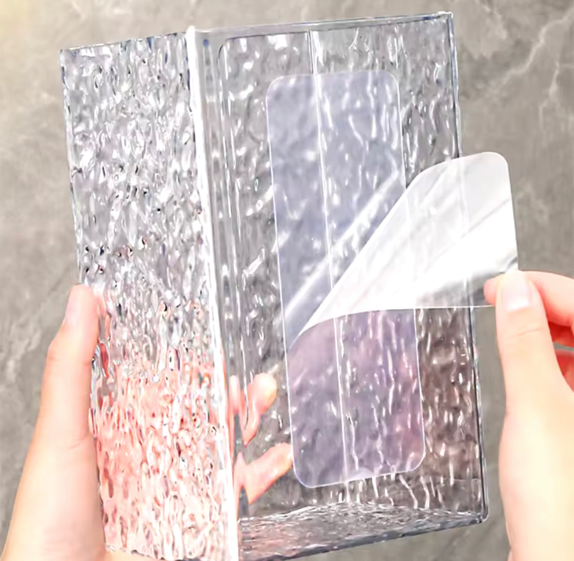 Wall Mounted Transparent Tissue Box - image 4