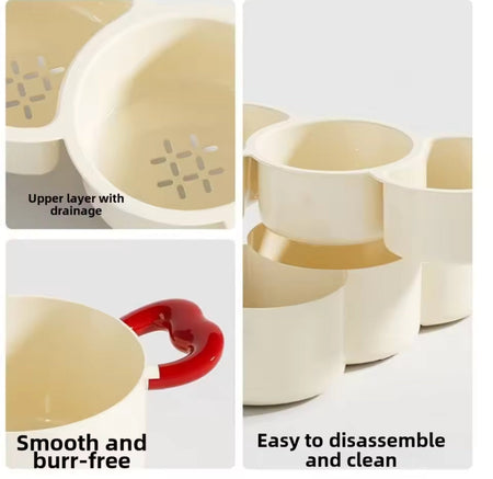 2 in 1 fruit drain basket image 3