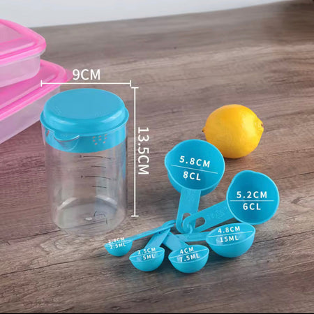mini measuring cup set with spoons image 4