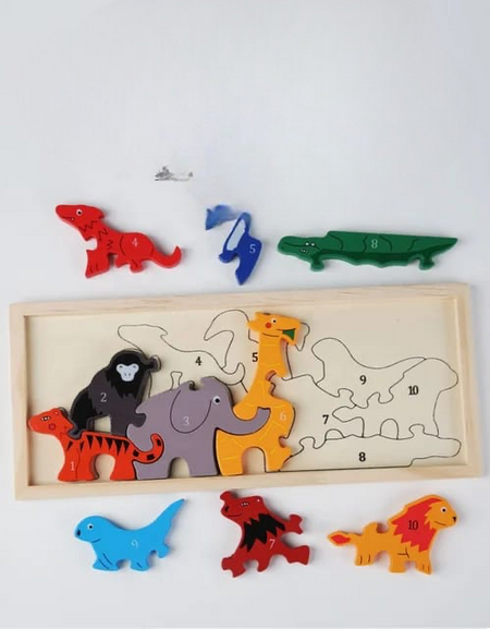 Wooden 3D Animals Puzzle Toy - image 3