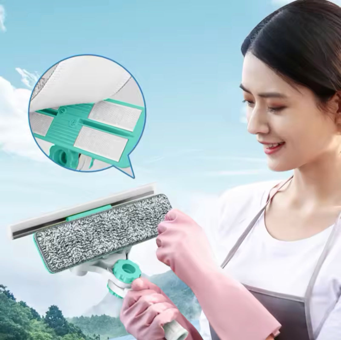 U-Shaped Window Glass Cleaner - image 4